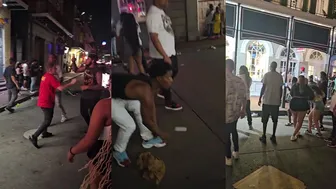 Bourbon Street Fights At 2:30 AM