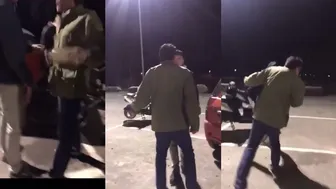 Mid-40s Aggressor Gets Fried by Teenager