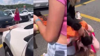 Girl Gets Whooped For Bullying & Threatened To Fight The Girl On Sight!