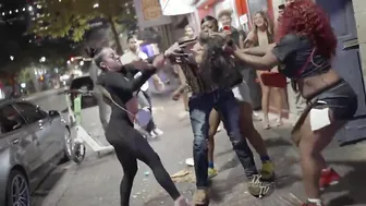 Three Women vs. One Dude