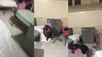 Two Women Fighting In A Homeless Shelter