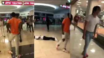 Crazy Brawl At The Mall