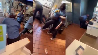Team Work At McDonalds #1 Fight Videos