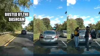 Watch the Reaction Of The Scammer When He Sees The Dashcam!