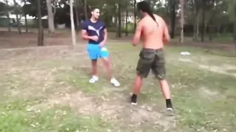 Holy Cow! They Were Throwing Hands Like A Good Fight!
