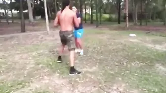 Holy Cow! They Were Throwing Hands Like A Good Fight!
