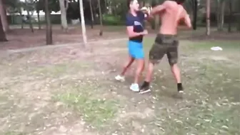 Holy Cow! They Were Throwing Hands Like A Good Fight!