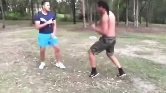 Holy Cow! They Were Throwing Hands Like A Good Fight!
