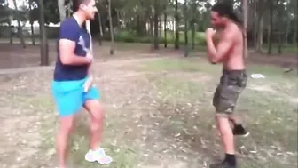 Holy Cow! They Were Throwing Hands Like A Good Fight!