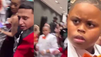 Kid Gets Mad After Guy Was All Over His Mom