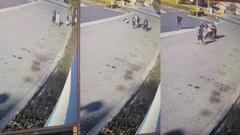 Mechanic Gets Suplexed After Getting Jumped