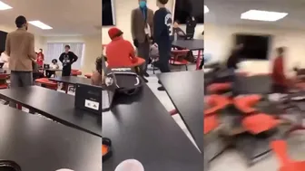 Student beats up His Own Teacher in Class Bro Fights