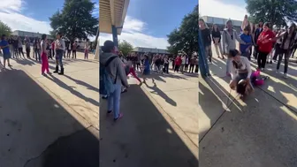 Girl Fights: Thought The One In Blue Was Her Brother!