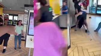 Daughter beats Up Father For Being Disrespectful