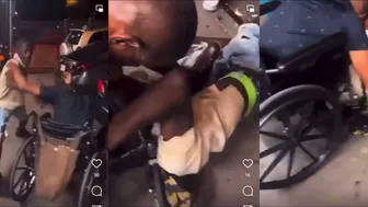 Dude Gets Dealt With By A Man In A Wheelchair ????‍????