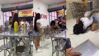 Another Girl Fight In Colombia