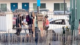 Bystander steps in to fight