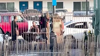 Bystander steps in to fight