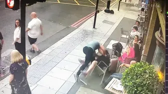 Mates Fight At A London Pub