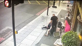 Mates Fight At A London Pub