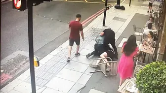 Mates Fight At A London Pub