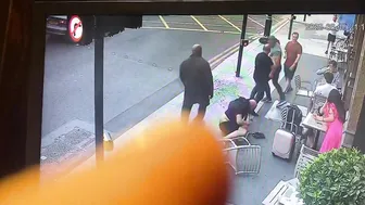 Mates Fight At A London Pub