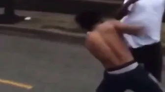 Guy Fight Knockout In Street 1v1