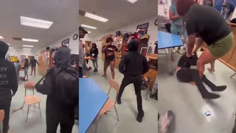 Gay Dude Beats Up Student In School Fight