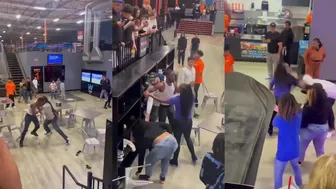 Sky zone Anaheim Hills Fight Breaks Out #fight