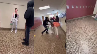 Gay boy Fights girl for Talking About His Mom!