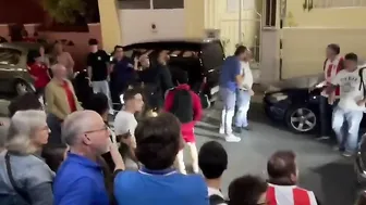 Portuguese Basketball Fans Fight