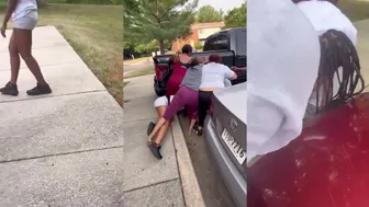 Girl fight - Two Girls duke it out as soon as they see each other 1v1...