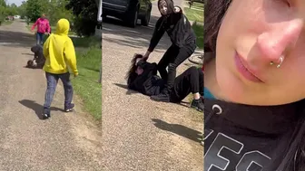 Girl vs. Bully In A Street Fight!
