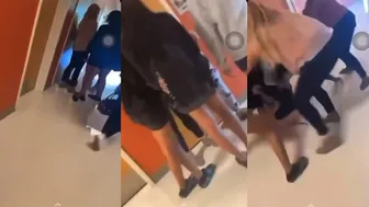 Girl Gets Confronted By A Group Of Girls And Jumped For Talking shit!