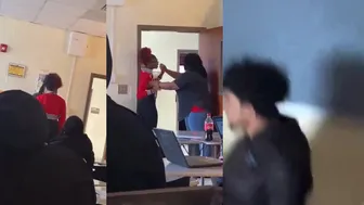 Student Dumps Teacher In School Fights #Fights