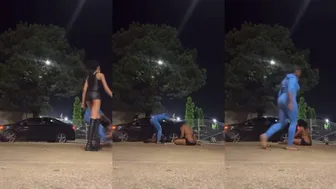 Wicked Girl Fights Off With Pepper Spray!