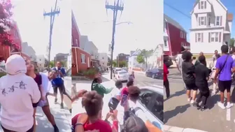 Bully Punches Girl, Then Her Brother Shows Up ????
