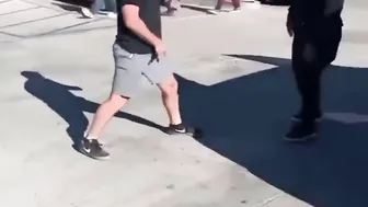 Wack100 vs Rapper Blueface Gets Into A Scuffle