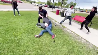 Fat neck Beard Gets Humbled