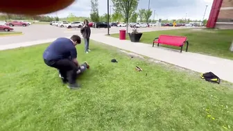 Fat neck Beard Gets Humbled