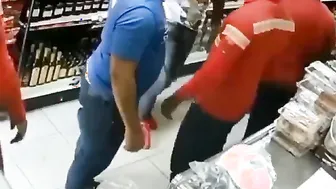One Brave Man Stops The Robbery Theft