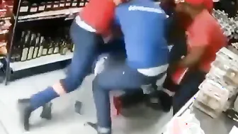 One Brave Man Stops The Robbery Theft