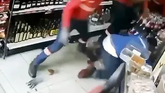 One Brave Man Stops The Robbery Theft