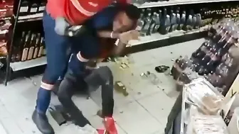 One Brave Man Stops The Robbery Theft