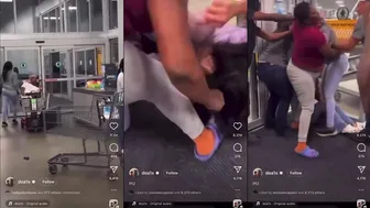 Crazy Street Fight: Cashier Takes On Mother And Daughter!