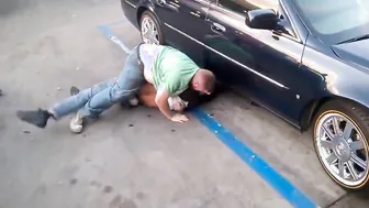Black man Talks Trash to White Man and Gets Knocked Out