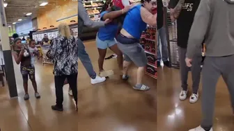Daily Fights And Entertainment At The Grocery Store