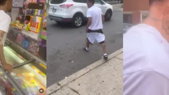 Man Tried To Act Tuff But Got Handed His Ass In A Store Clash