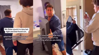Dad Discovers Daughters Secret Guest