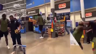 Big dude had all that talk just to get knocked out.
